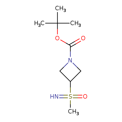 tert-butyl3-[imino(methyl)oxo-lambda6-sulfanyl]azetidine-1-carboxylate