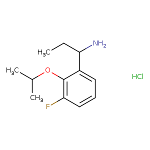 1-(3-Fluoro-2-isopropoxy-phenyl)-propylamine hydrochloride