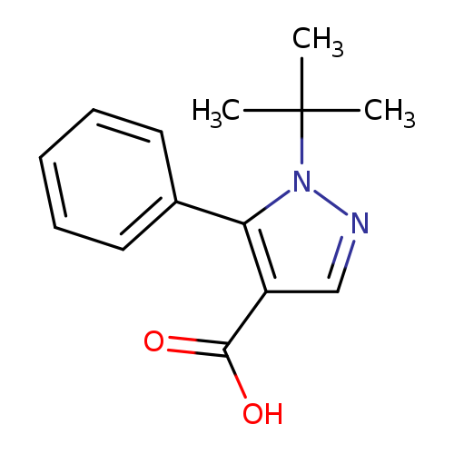 1-tert-butyl-5-phenyl-1H-pyrazole-4-carboxylic acid