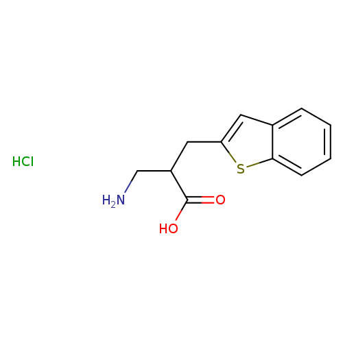 3-amino-2-[(1-benzothiophen-2-yl)methyl]propanoicacidhydrochloride