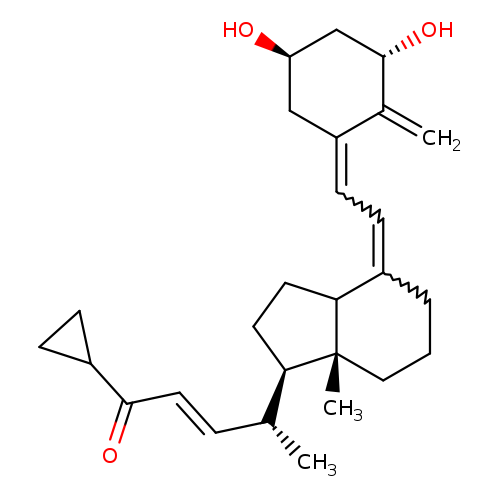 (2E,4R)-1-Cyclopropyl-4-[(1R,3aS,4E,7aR)-4-[(2Z)-2-[(3S,5R)-3,5-dihydroxy-2-methylenecyclohexylidene]ethylidene]octahydro-7a-methyl-1H-inden-1-yl]-2-penten-1-one