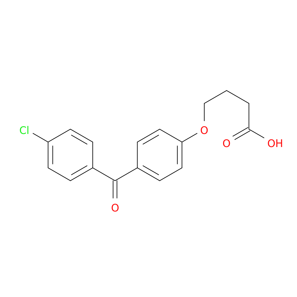 4-[4-(4-chlorobenzoyl)phenoxy]butanoic acid