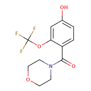 (4-Hydroxy-2-trifluoromethoxy-phenyl)-morpholin-4-yl-methanone