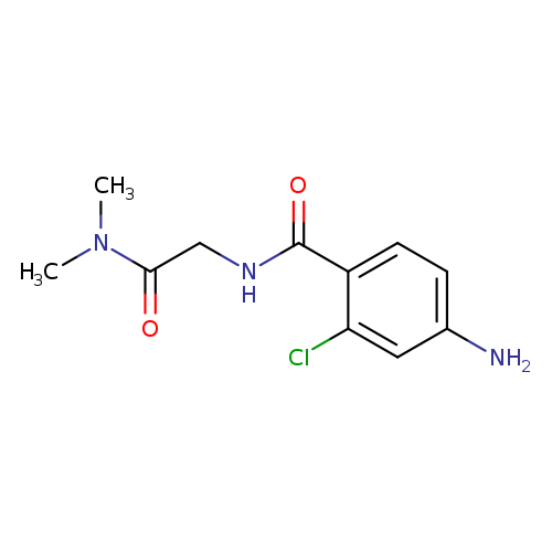 2-[(4-amino-2-chlorophenyl)formamido]-N,N-dimethylacetamide
