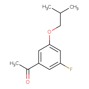 1-(3-Fluoro-5-isobutoxyphenyl)ethanone