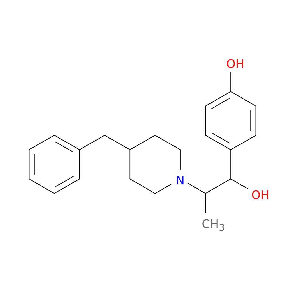2-(4-Benzylpiperidino)-1-(1-hydroxyphenyl)-1-propanol