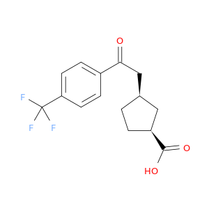 cis-3-[2-Oxo-2-(4-trifluoromethylphenyl)ethyl]cyclopentane-1-carboxylic acid