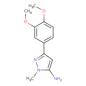3-Amino-5-(3,4-dimethoxyphenyl)-2-methylpyrazole
