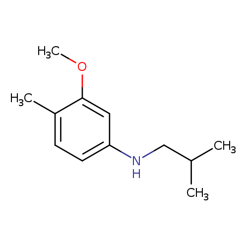 3-methoxy-4-methyl-N-(2-methylpropyl)aniline