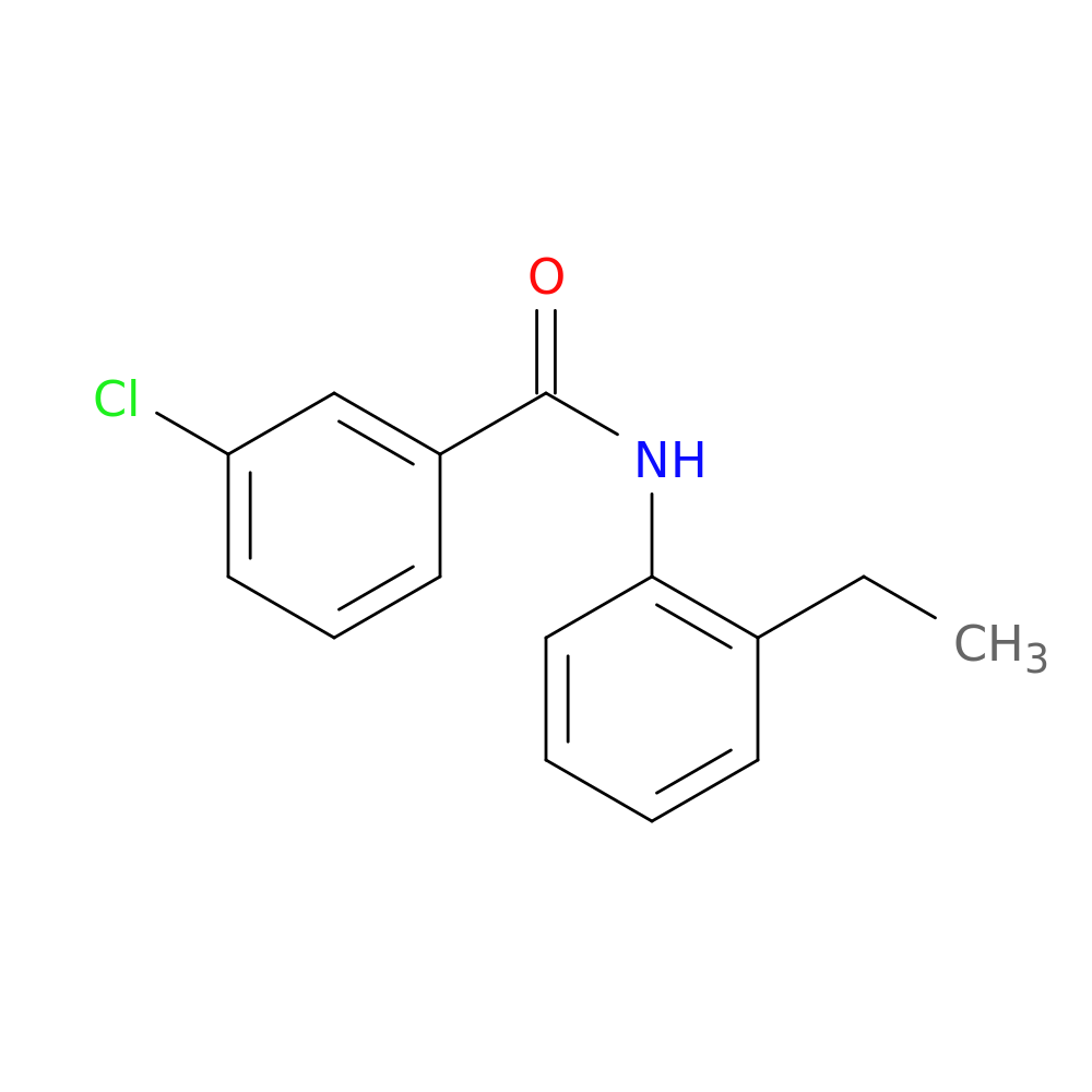 3-chloro-N-(2-ethylphenyl)benzamide