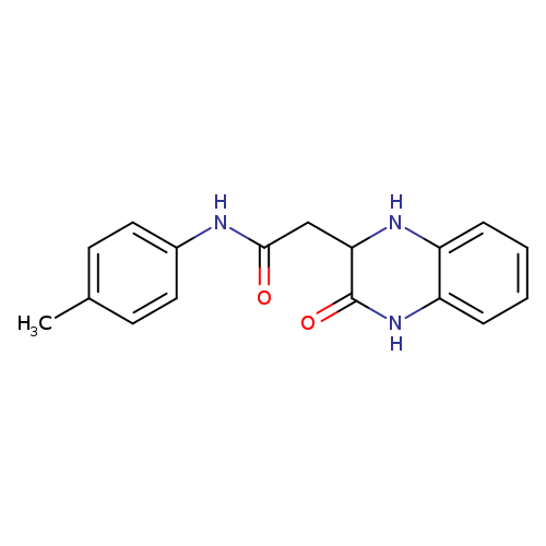 2-(3-Oxo-1,2,3,4-tetrahydroquinoxalin-2-yl)-N-(p-tolyl)acetamide