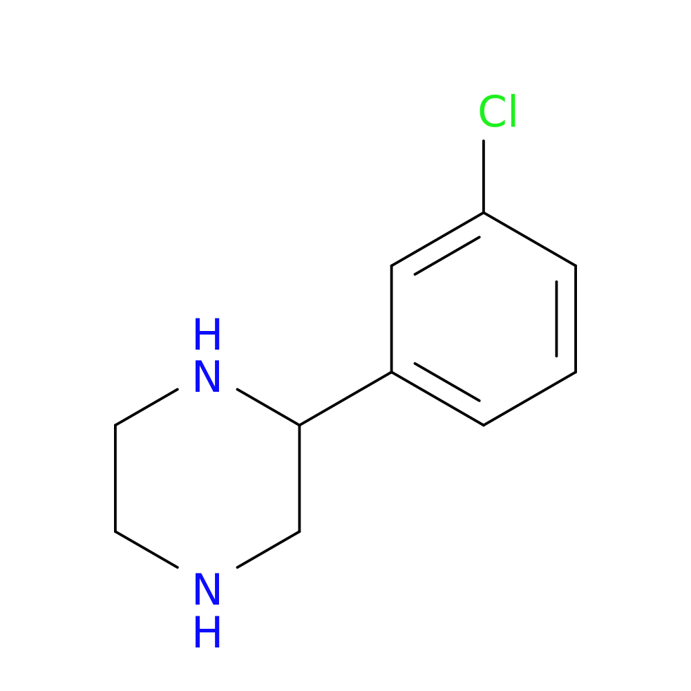 2-(3-Chlorophenyl)piperazine
