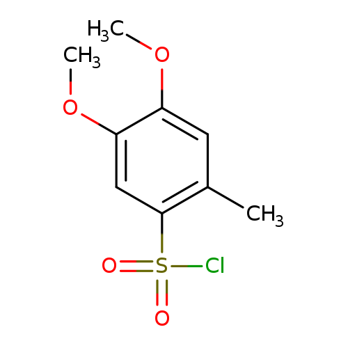 4,5-dimethoxy-2-methylbenzene-1-sulfonyl chloride