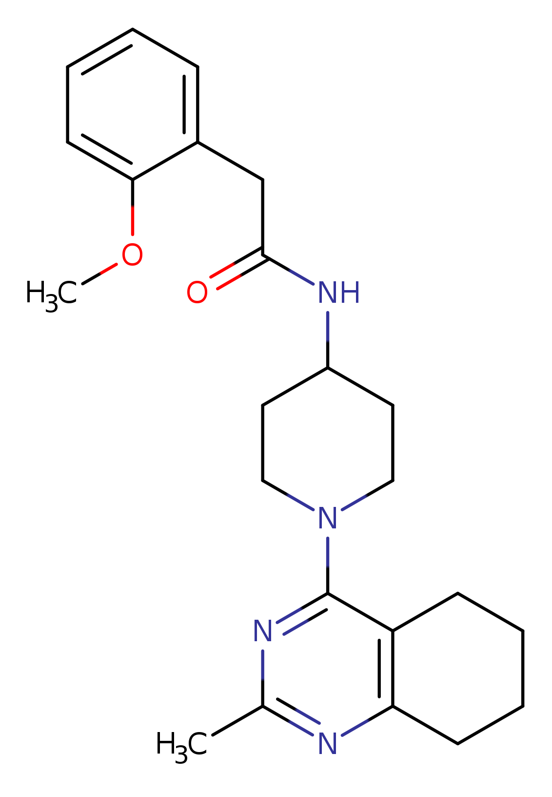 2-(2-methoxyphenyl)-N-[1-(2-methyl-5,6,7,8-tetrahydroquinazolin-4-yl)piperidin-4-yl]acetamide