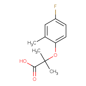2-(4-Fluoro-2-methylphenoxy)-2-methylpropanoic acid