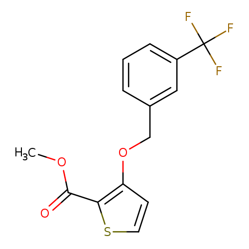 Methyl 3-([3-(trifluoromethyl)benzyl]oxy)-2-thiophenecarboxylate