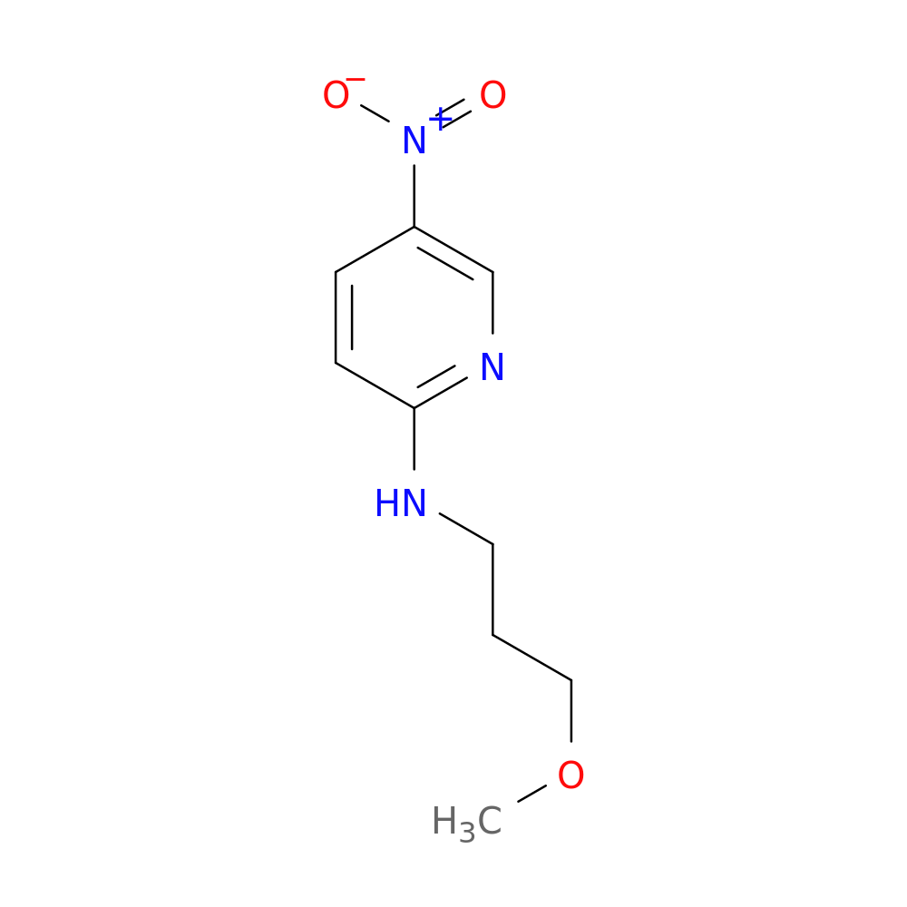 2-N-(3-Methoxypropylamino)-5-nitropyridine