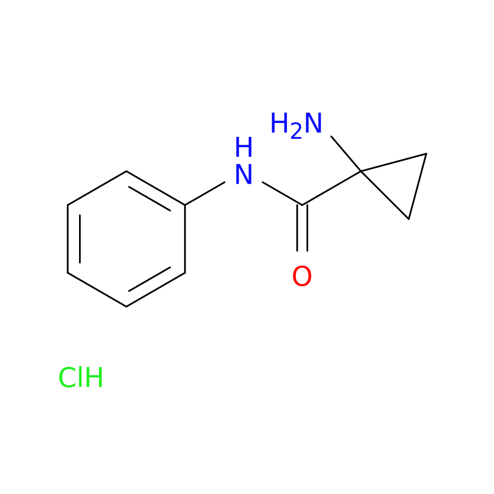 1-amino-N-phenylcyclopropane-1-carboxamide hydrochloride