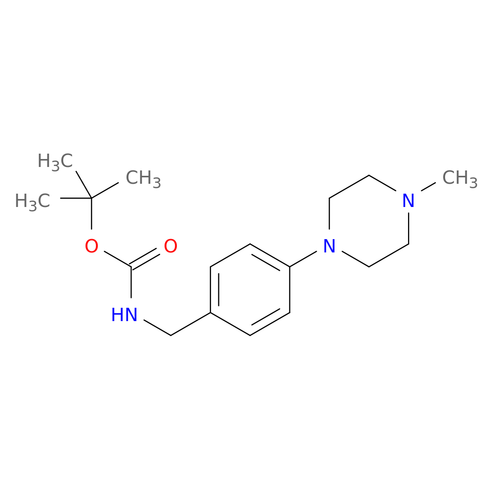 tert-Butyl 4-(4-methylpiperazin-1-yl)benzylcarbamate