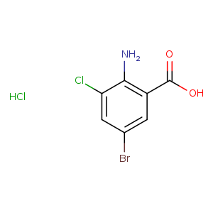 2-amino-5-bromo-3-chlorobenzoic acid hydrochloride