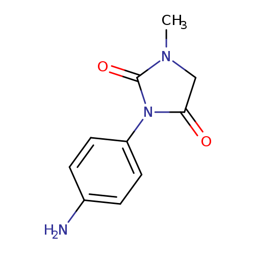 3-(4-aminophenyl)-1-methylimidazolidine-2,4-dione