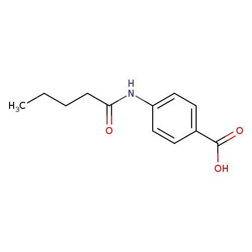 4-(Pentanoylamino)benzoic acid