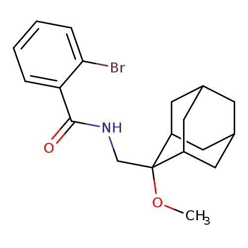 2-bromo-N-[(2-methoxyadamantan-2-yl)methyl]benzamide