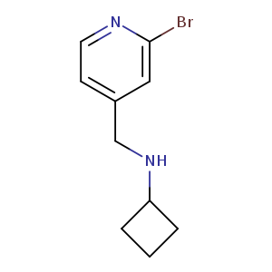 (2-Bromo-pyridin-4-ylmethyl)-cyclobutyl-amine