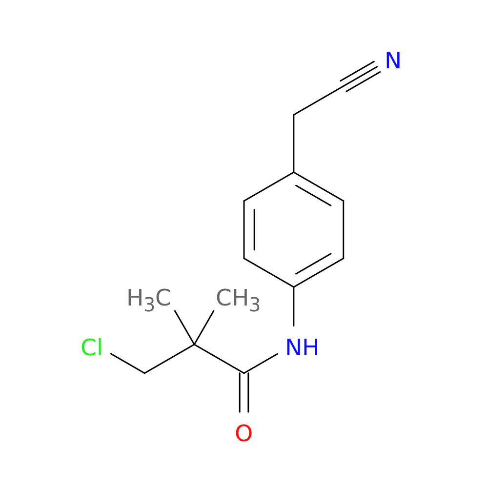 3-Chloro-n-[4-(cyanomethyl)phenyl]-2,2-dimethylpropanamide