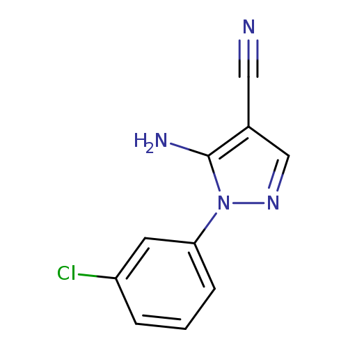 5-Amino-1-(3-chlorphenyl)-1H-pyrazol-4-carbonitril