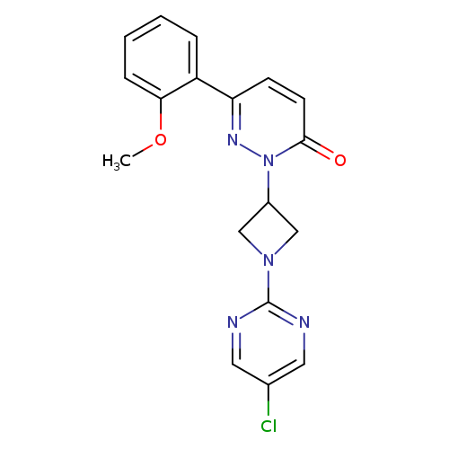 2-[1-(5-chloropyrimidin-2-yl)azetidin-3-yl]-6-(2-methoxyphenyl)-2,3-dihydropyridazin-3-one