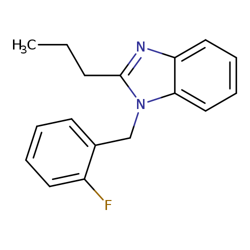 1-[(2-fluorophenyl)methyl]-2-propyl-1H-1,3-benzodiazole