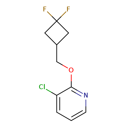 3-Chloro-2-((3,3-difluorocyclobutyl)methoxy)pyridine