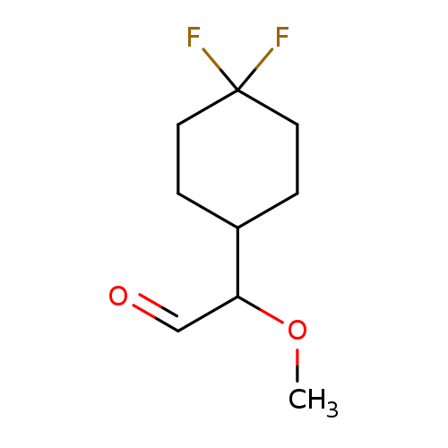2-(4,4-difluorocyclohexyl)-2-methoxyacetaldehyde