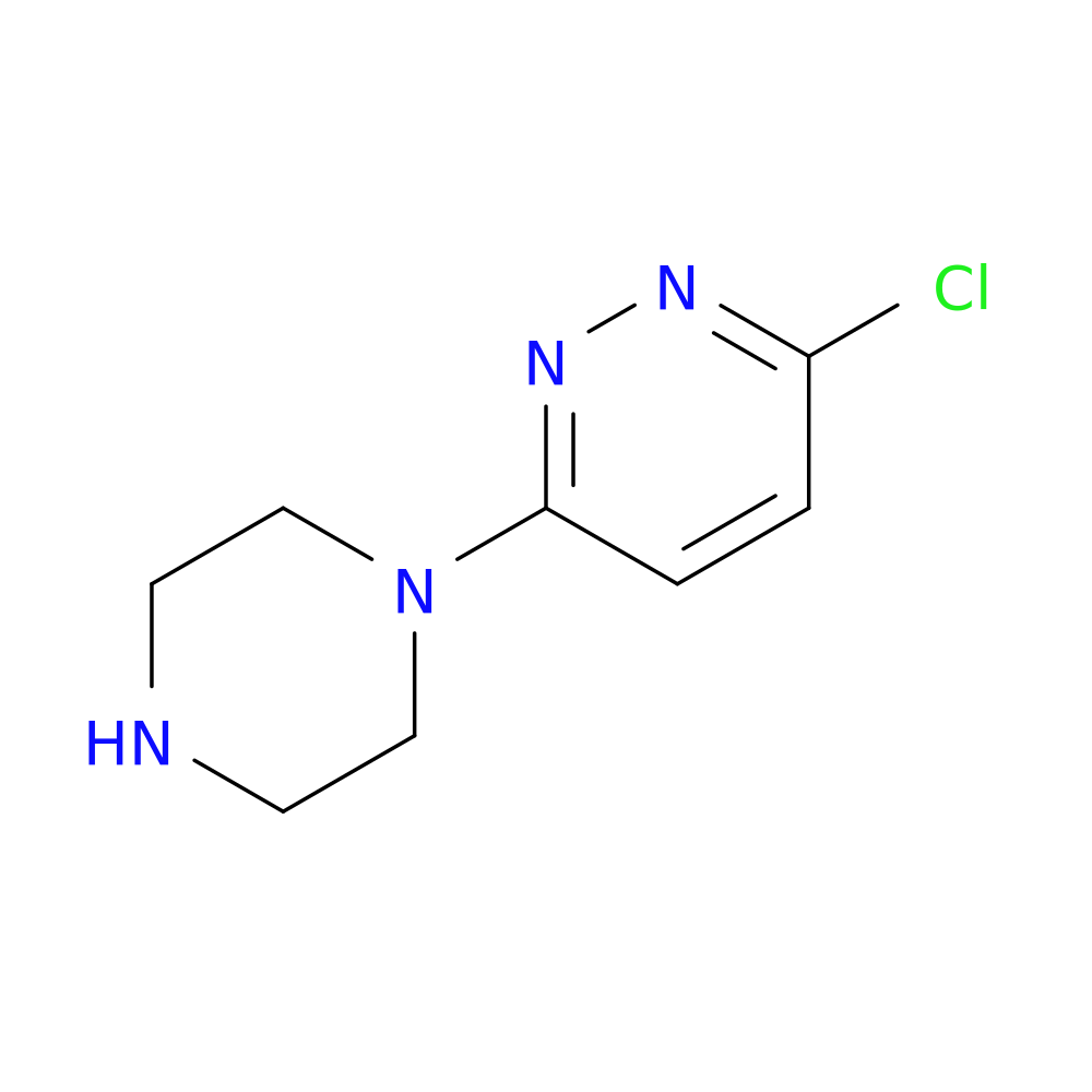 3-Chloro-6-piperazinopyridazine