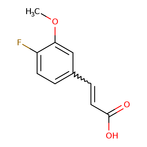 (E)-3-(4-Fluoro-3-methoxyphenyl)acrylic acid