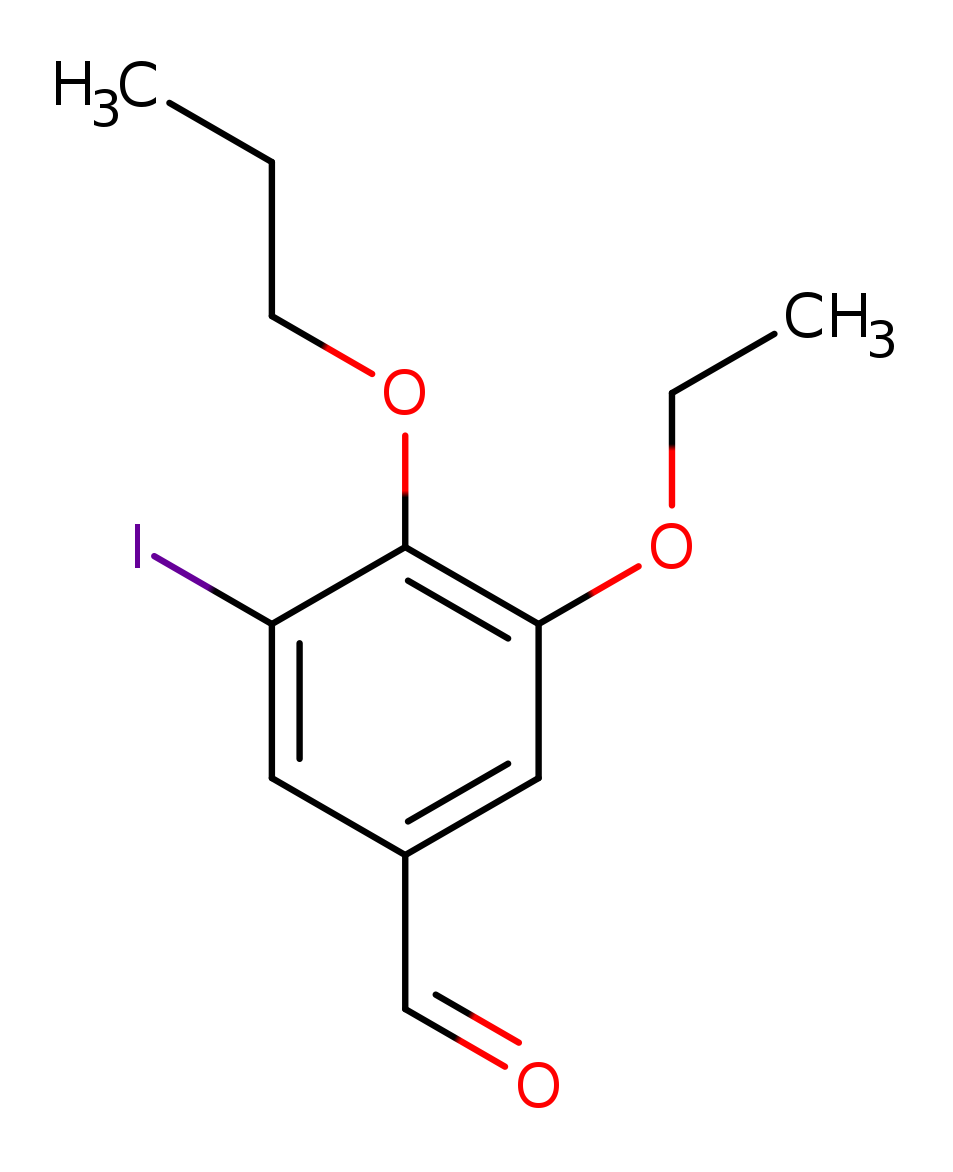 3-ethoxy-5-iodo-4-propoxybenzaldehyde