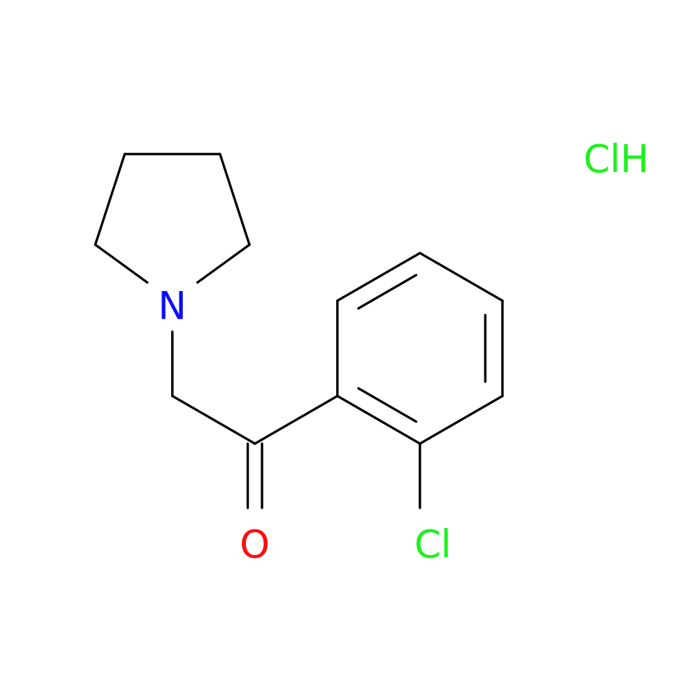 1-(2-chlorophenyl)-2-(pyrrolidin-1-yl)ethan-1-one hydrochloride