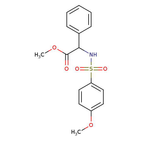 methyl 2-(4-methoxybenzenesulfonamido)-2-phenylacetate