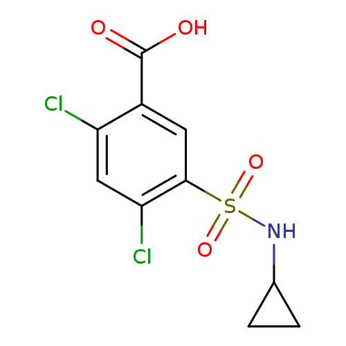 2,4-DICHLORO-5-[(CYCLOPROPYLAMINO)SULFONYL]BENZOIC ACID