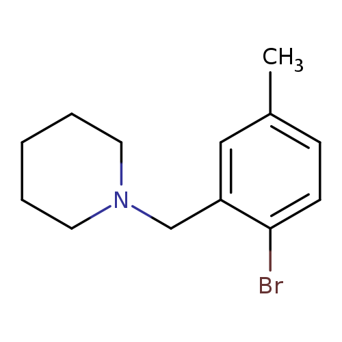 1-(2-Bromo-5-methylbenzyl)piperidine