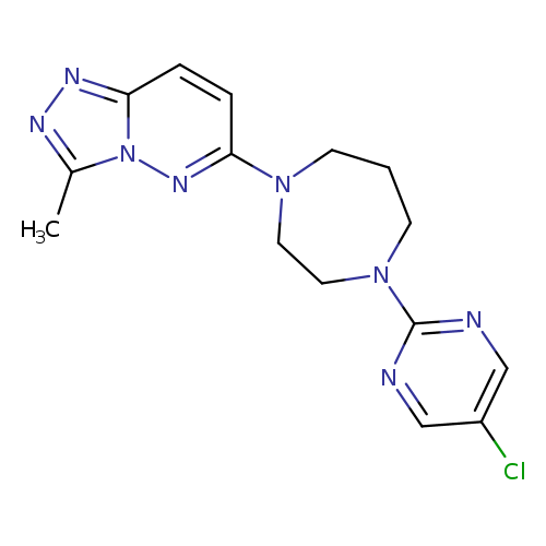 1-(5-chloropyrimidin-2-yl)-4-{3-methyl-[1,2,4]triazolo[4,3-b]pyridazin-6-yl}-1,4-diazepane