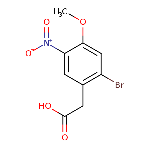 2-(2-bromo-4-methoxy-5-nitrophenyl)acetic acid
