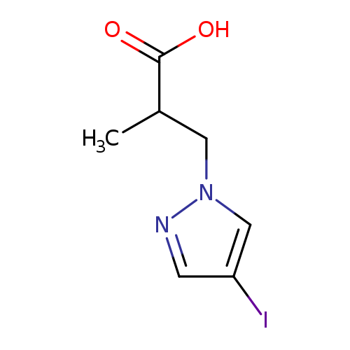 3-(4-Iodo-1H-pyrazol-1-yl)-2-methylpropanoic acid