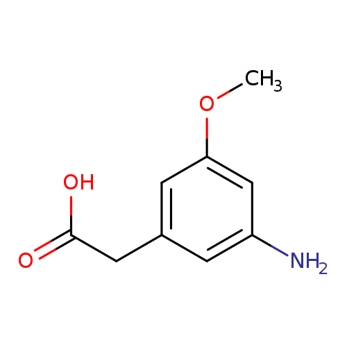 2-(3-amino-5-methoxyphenyl)acetic acid