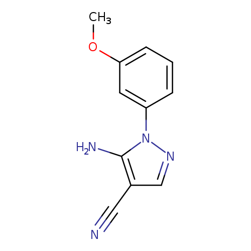 5-Amino-1-(3-methoxyphenyl)-1H-pyrazole-4-carbonitrile