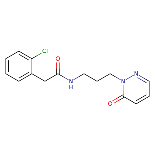 2-(2-chlorophenyl)-N-[3-(6-oxo-1,6-dihydropyridazin-1-yl)propyl]acetamide