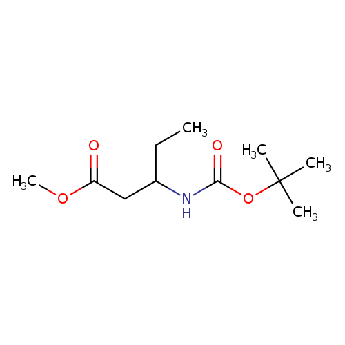 methyl 3-{[(tert-butoxy)carbonyl]amino}pentanoate