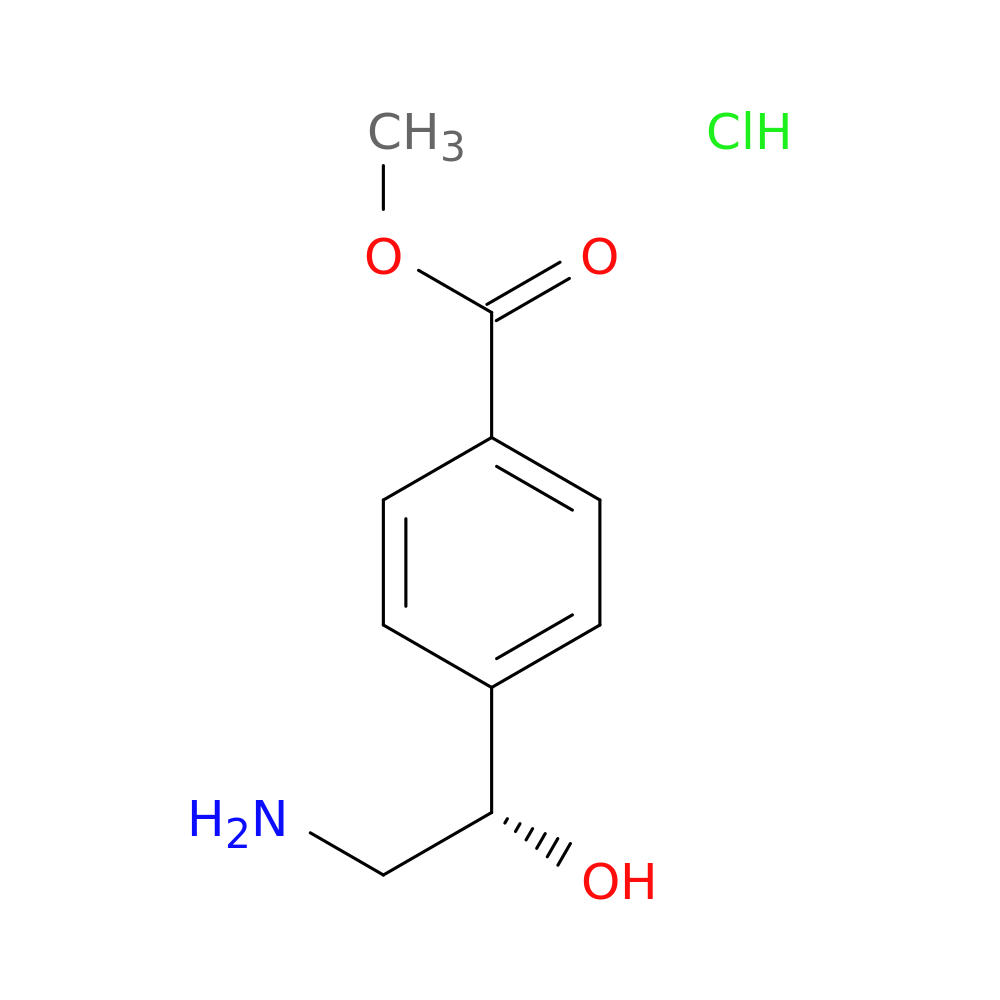 methyl 4-[(1S)-2-amino-1-hydroxyethyl]benzoate hydrochloride