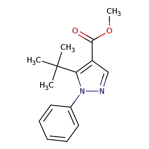 Methyl 5-t-butyl-1-phenyl-1H-pyrazole-4-carboxylate